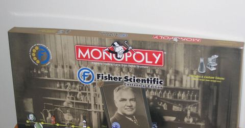 Fisher Scientific Centennial Edition Monopoly edition