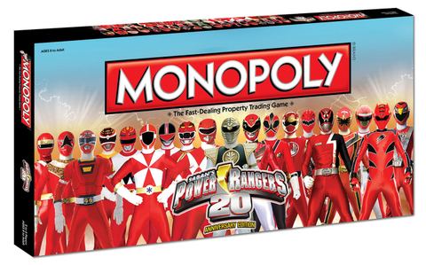 Power Rangers 20th Anniversary Edition Monopoly edition