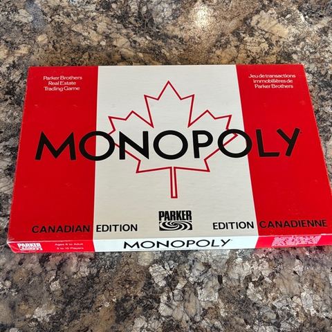 Canadian Edition (1982 release) Monopoly edition