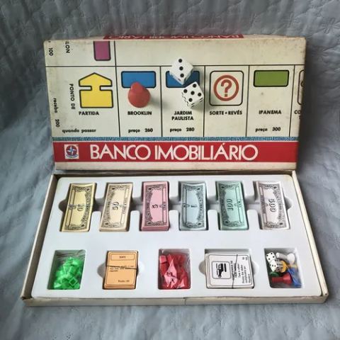 Brazil Edition (mix of São Paulo and Rio de Janeiro) Banco Imobiliário Monopoly edition