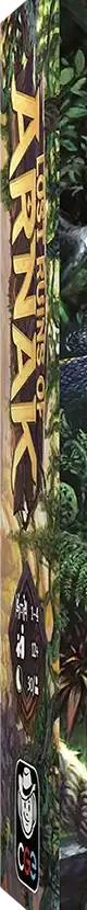 Lost Ruins of Arnak board game box spine